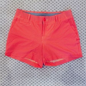 Under Armor checkered sports shorts